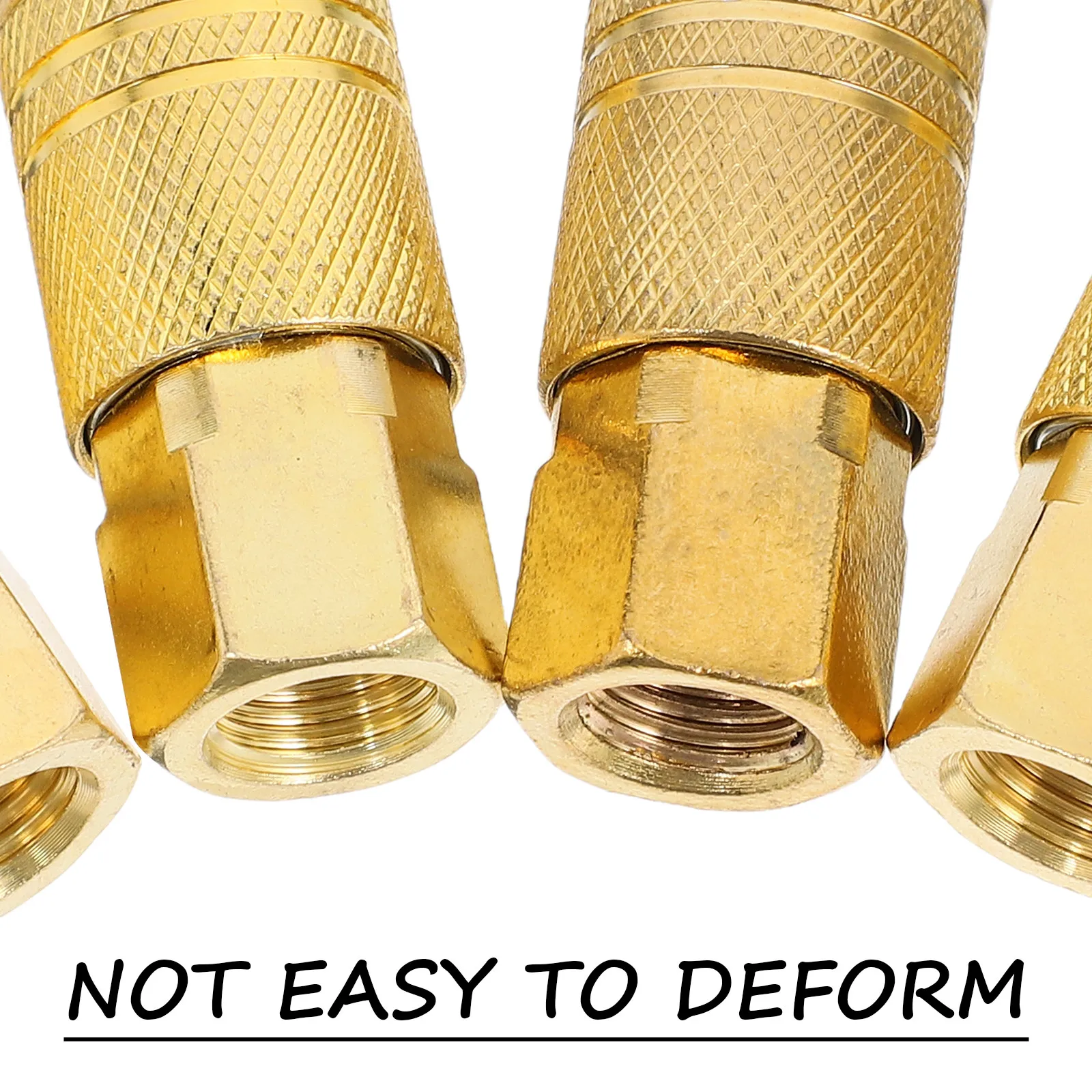 4Pcs Air Compressor Female Quick Connect Couplers Npt Thread Industrial Pneumatic Tools Air Hose Adapter Fittings