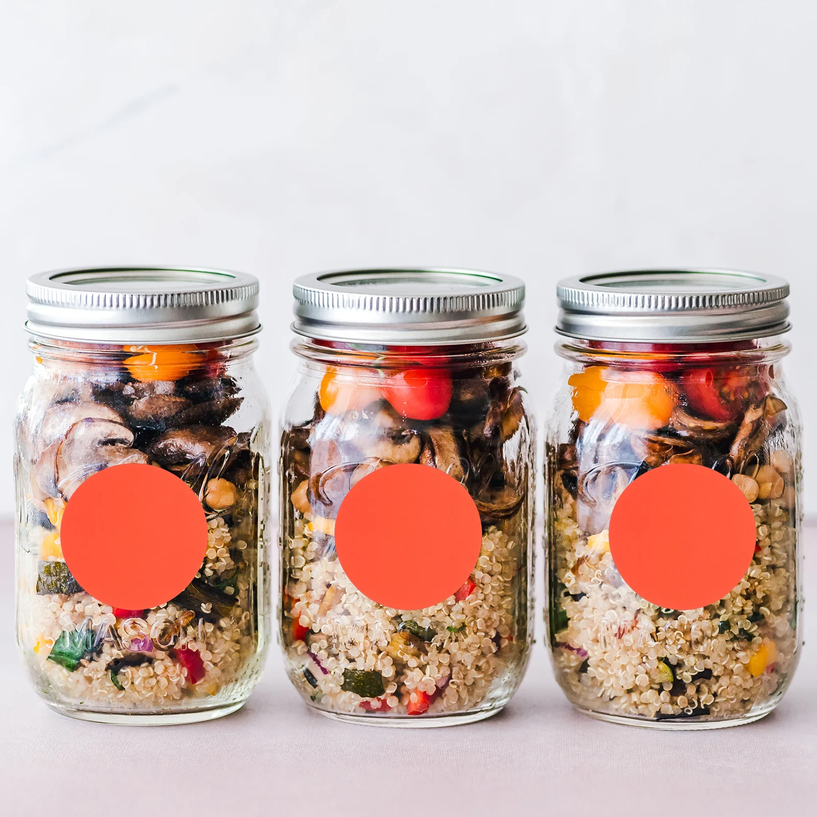 

20 Sheets Adhesive Color Circle Stickers Blank Design Reusable Label Stickers for Bottles Containers Home Office Organization