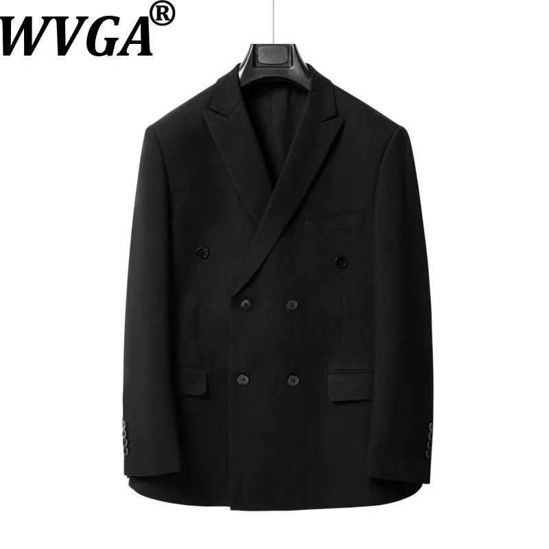 

WVGA Spring Autumn New Man Tide OverSized Turn-Down Collar Blazers Niche Chic Casual Straight Suit Pants Trendy Vests Ins W14144