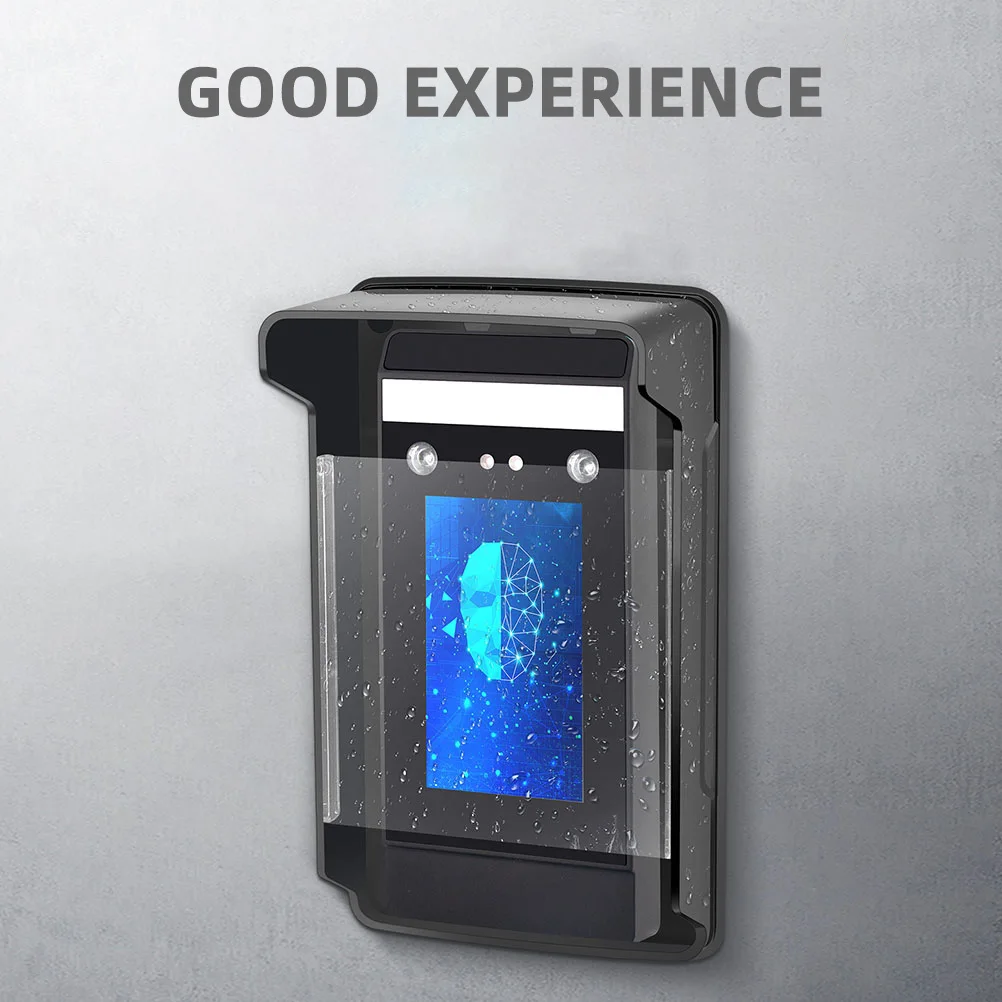 Waterproof Doorbell Cover Plastic Protective Rainproof Shield for Outdoor Door Attendance Machine Access Control