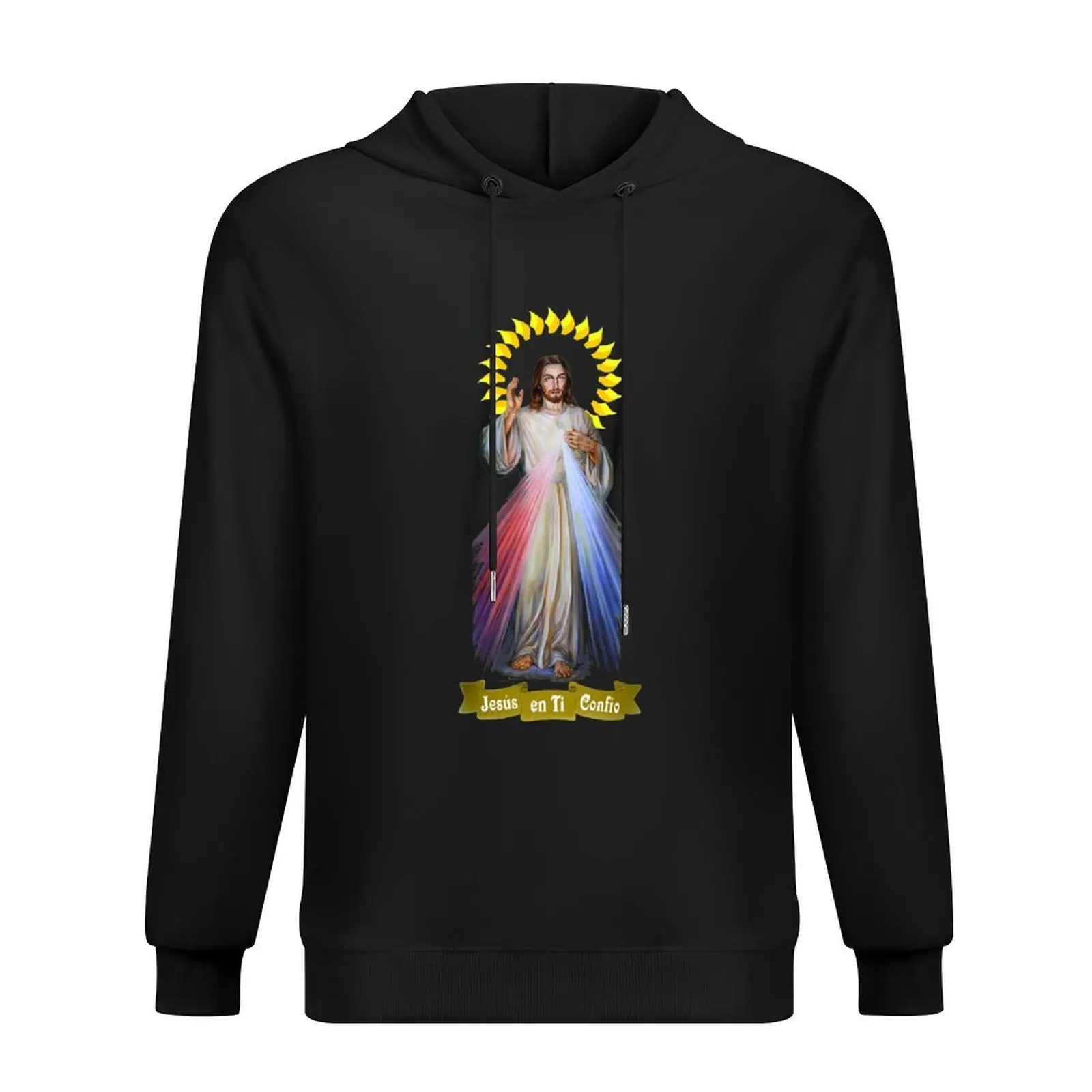 

Jesus Divina Misericordia Spanish Hoodie korean autumn clothes korean clothes winter clothes for men designer hoodies