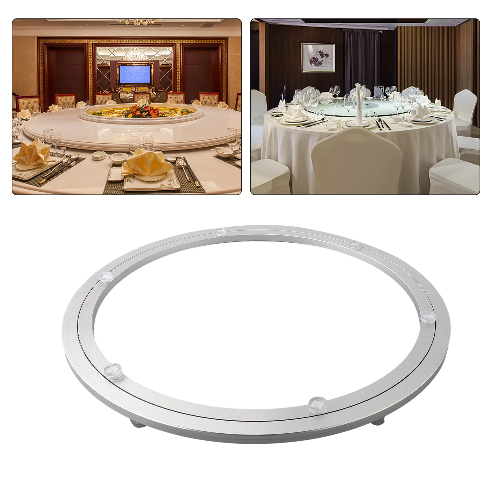1pc Rotating Bearing Turntable Lazy Susan Base 5in-16inch Round Rotating Bearing Plate Heavy Duty Ball Bearing