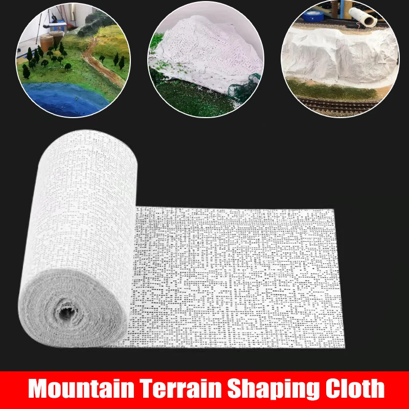 

Model Terrain Mountain Plaster Cloth Shaped Multi-size Miniature Architectural For Railway Train Sand Table Scene Material 1PCS
