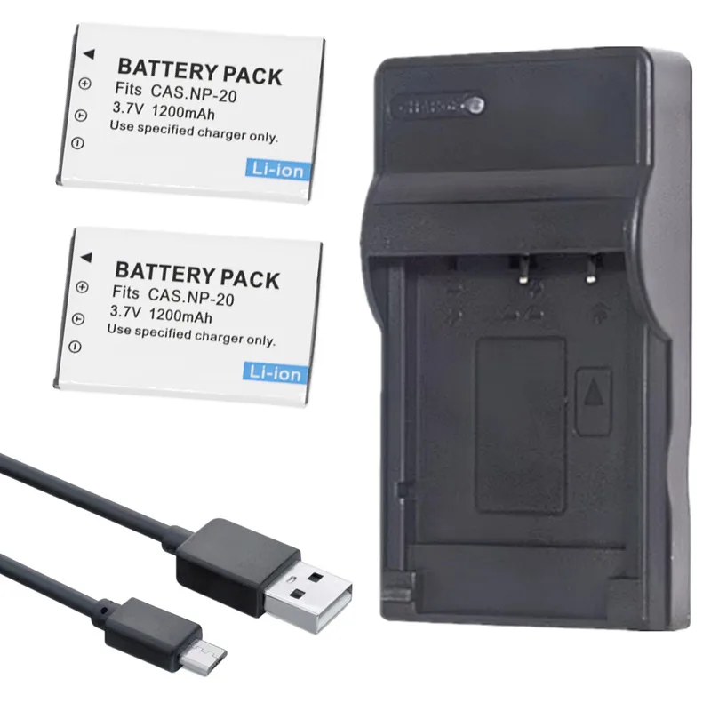 Image of Akku oder Ladegerät für Casio NP-20 EX-M1 m2 m20 s1 s2 s3 s20 s100 s500 s600 s770 s880 z4 z5 z6 z7 z8 z11 z12 z60 z65 z70 z75 z77