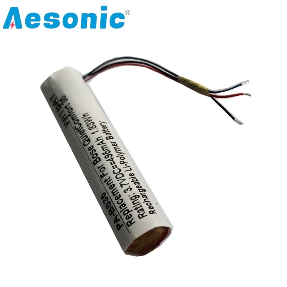 

New Replacement Battery for Bose QuietComfort QC35 & QC35 II Accumulator 3.7V 600mAh Li-Polymer Replacement Battery 3-wire