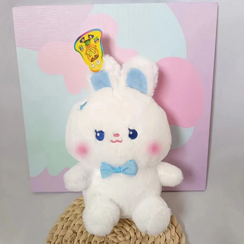 22cm Peep Bunny juguetes de peluche Animal relleno estrella conejo muñeca habitación escritorio sofá decoración conejito de Pascua almohada suave regalos para niña muñeca
