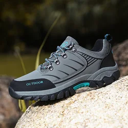 Jesień mężczyźni Outdoor skórzane buty turystyczne Trekking wspinaczka buty do wędrówek górskich Tracking Treking 2022 nowy 39-46