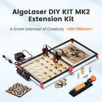 Algolaser Large Size Laser Engraving Machine 400*880mm DIY MK2 10W Cutter With Air Pump Wifi DIY Engraver Of Wood Leather Glass