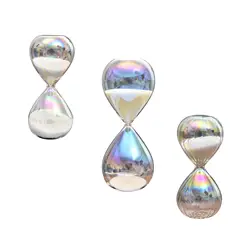 Sand Hourglass Decoration Nordic Ornament Sand Clock Glass Sandglass for Restaurant Office Desk Kitchen Festival Bedroom