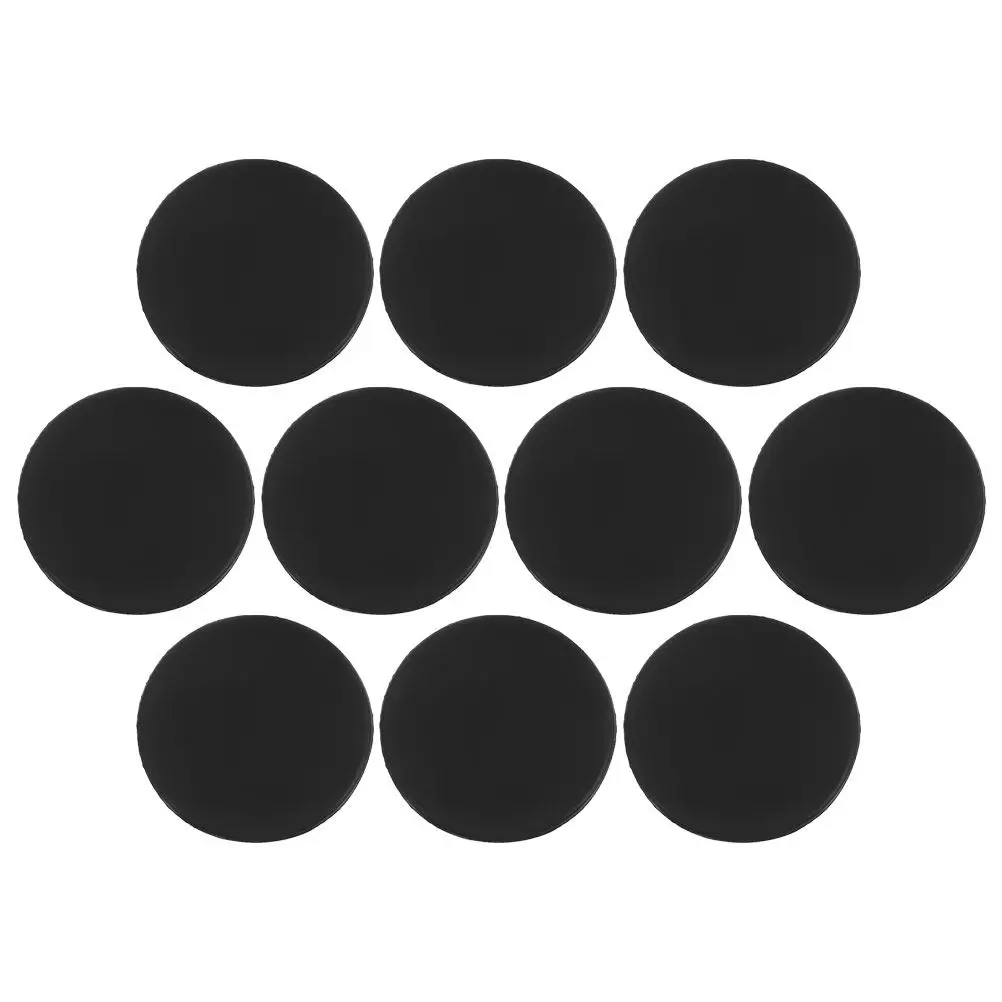 10Pcs Black Silicone Stethoscope Head Protective Covers Easy-Apply Portable Reusable Diaphragm Cover for Healthcare Workers
