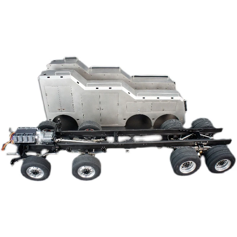 8x4 chassis (specially equipped with JX Rescue Truck 2.0) JXmodel Tamiya tow truck trailer