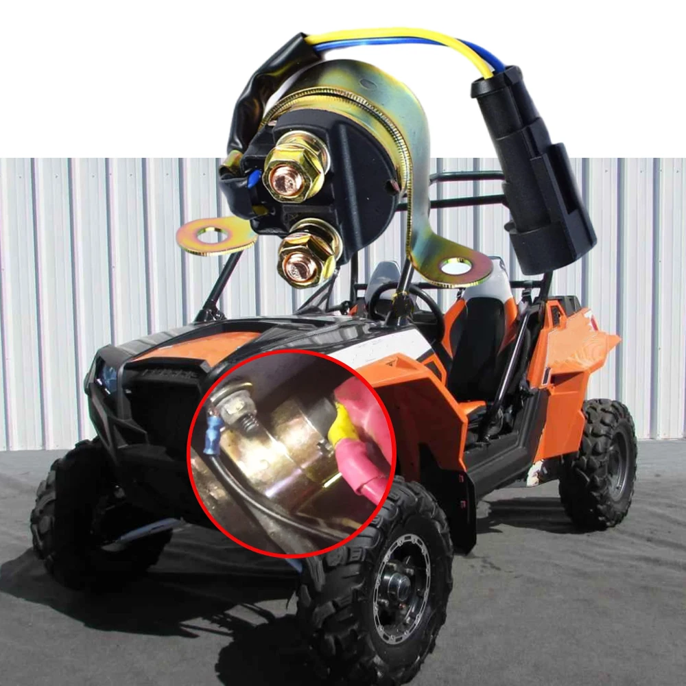 For Polaris Sportsman 400 500 700 800 For RZR Starter Solenoid Relay ATV Motorcycle Relay Replacement Parst 4012001 4010947