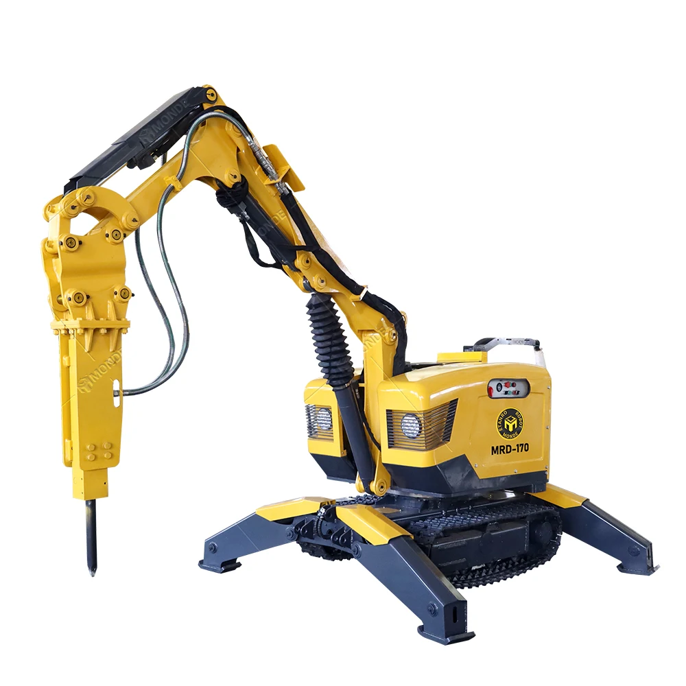 Electric Remote-Controlled Demolition Robot To Digging, Crushing, Gripping And Clearing Mining Cost-effective