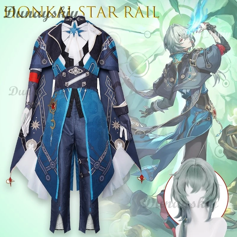 AHonkai Star Rail Nakcha Cosplay Dark Patterned Wengfalos مجموعة كاملة من ملابس شخصيات اللعبة جاهزة للهالوين