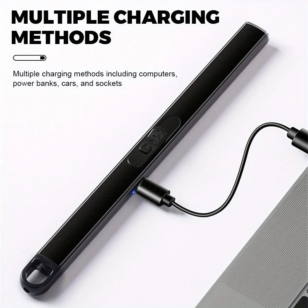 2 шт., USB перезаряжаемая электрическая зажигалка, ветрозащитная импульсная беспламенная плазменная зажигалка с плазменным зажиганием, дуговые зажигалки для кухни, свечи, барбекю, кемпинга