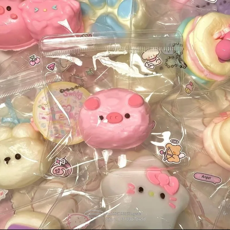 Jouets de porcelet en Silicone doux faits à la main, soulagement de la pression à rebond lent, pincement, Compression, jouets à presser, cadeau de vacances pour enfants