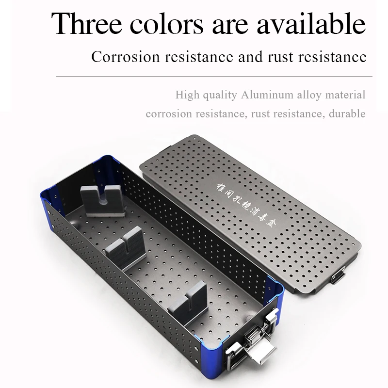 Instrument Box Disinfection Box Aluminum Alloy Intervertebral Foramen Endoscope Surgical Instrument Disinfection Box