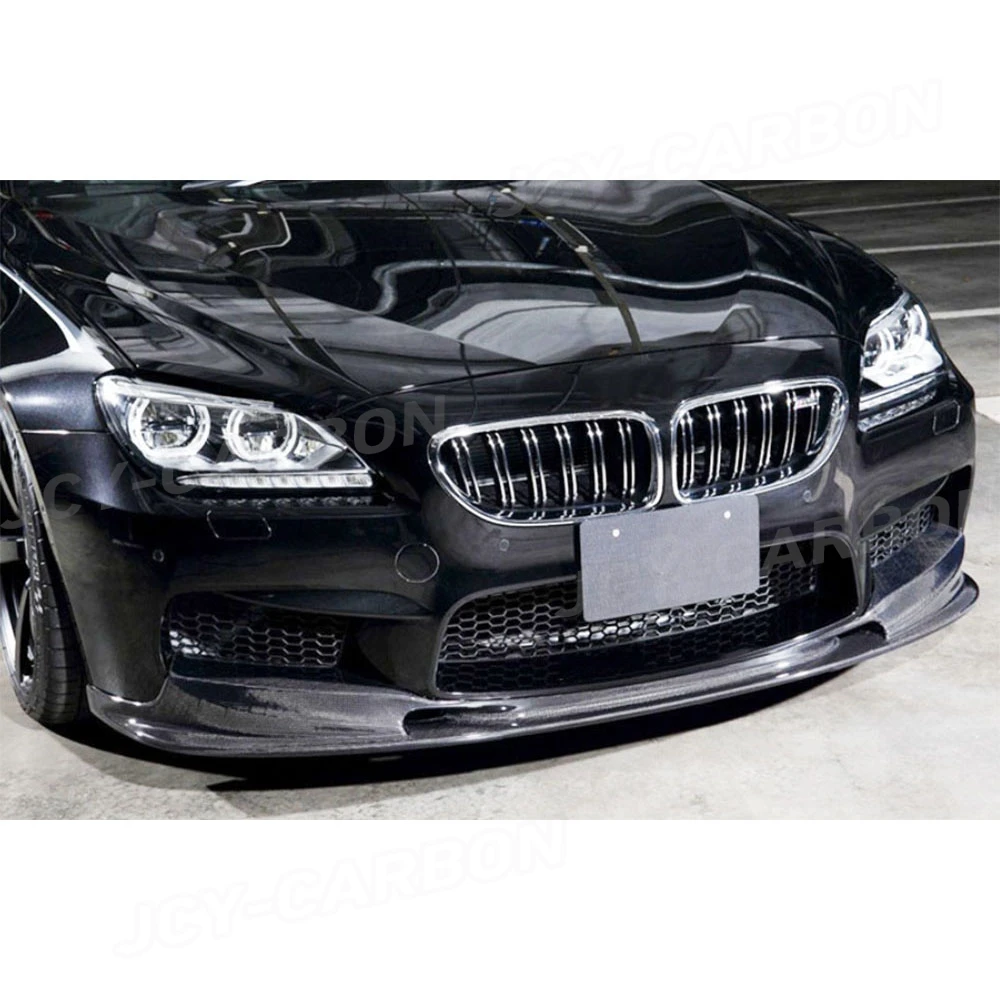 

Carbon Fiber Front Bumper Lip Chin Spoiler Bumper Protector For BMW 6 Series F06 F12 F13 M6 2013 2014 2015 2016 2018 Car Trims