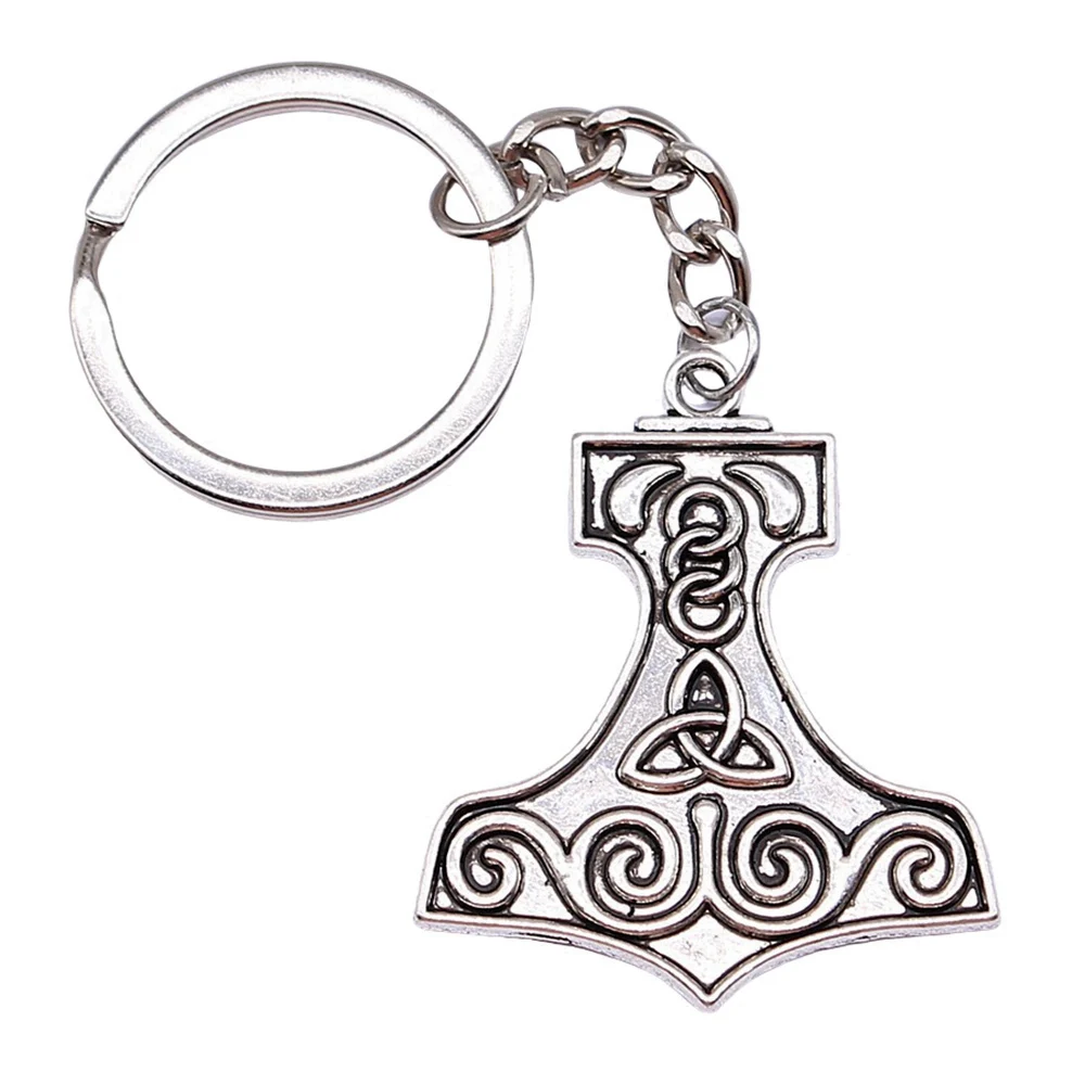 Child Keychain Mother'S Day Keychains 28Mm Ring Key Ring Celtic Hexagram Talisman Amulet