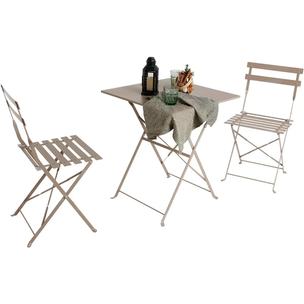 3Pcs Patio Bistro Set Garden Furniture Sets Yard Outdoor Table Chair Set Garden Freight Free