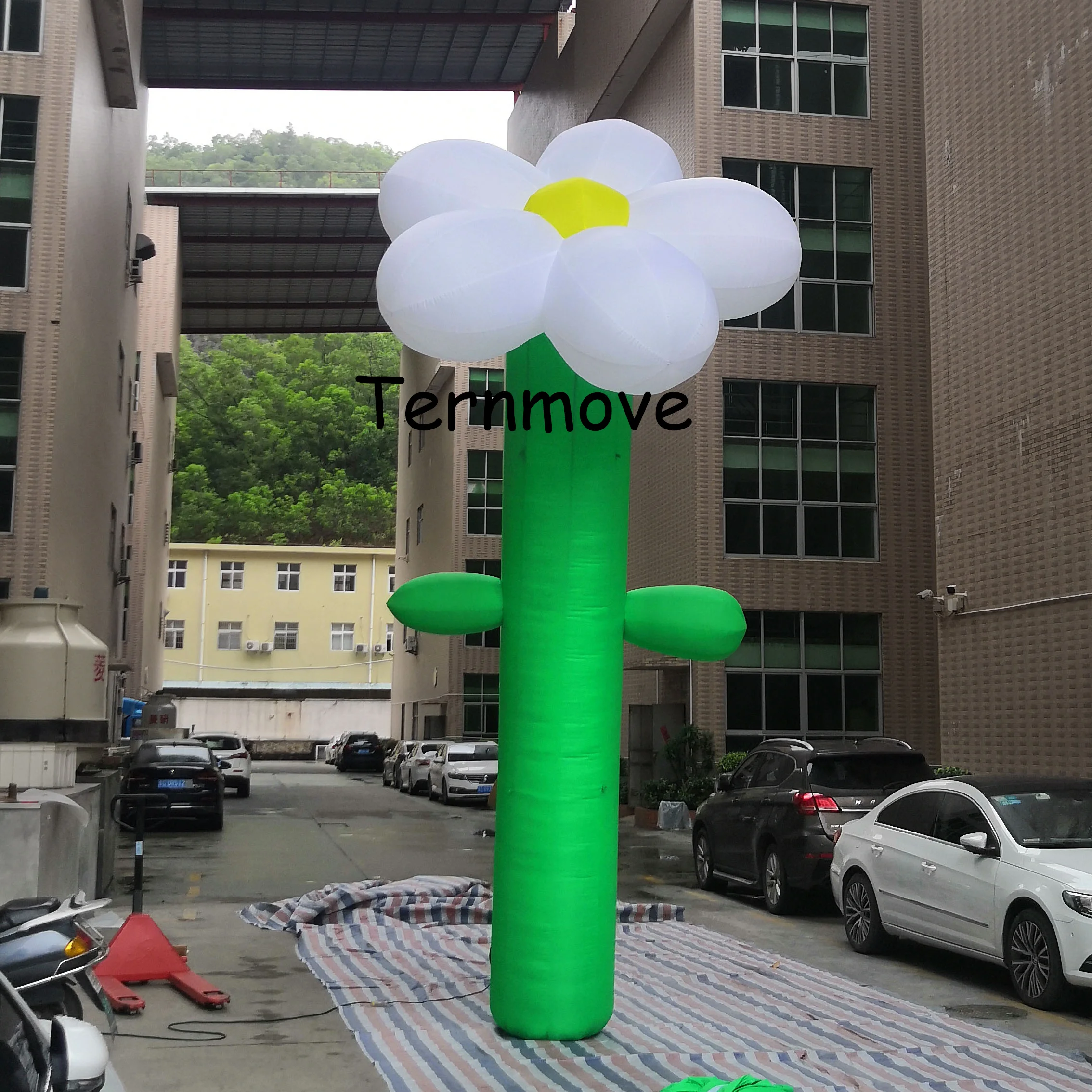 Customer Inflatable Wedding Flowers Giant inflatable Flower for Shopping Mall Center Decoration