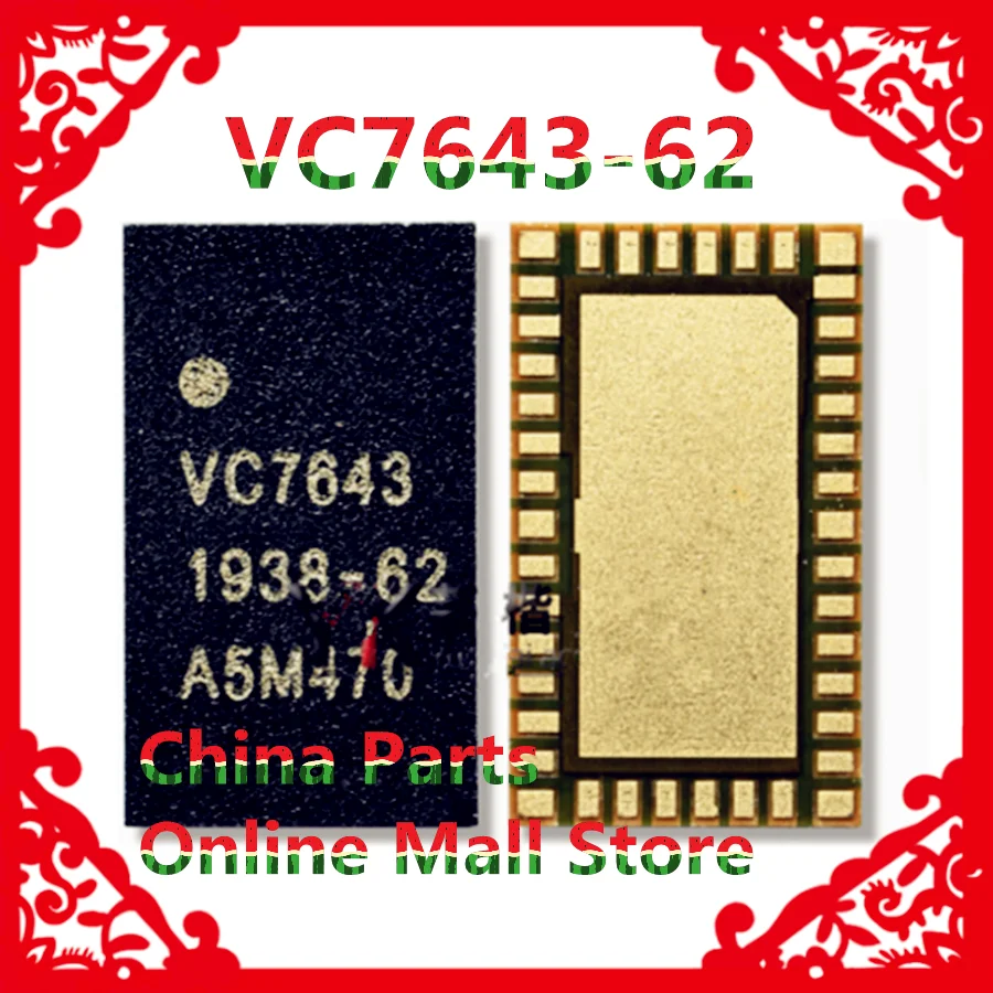 BY1J Photo Power Supply VC7643-62 Power amplifier QFN IC BGA Chip IC ET9553M Charging MT6177W MT6177MV Medium frequency  IF