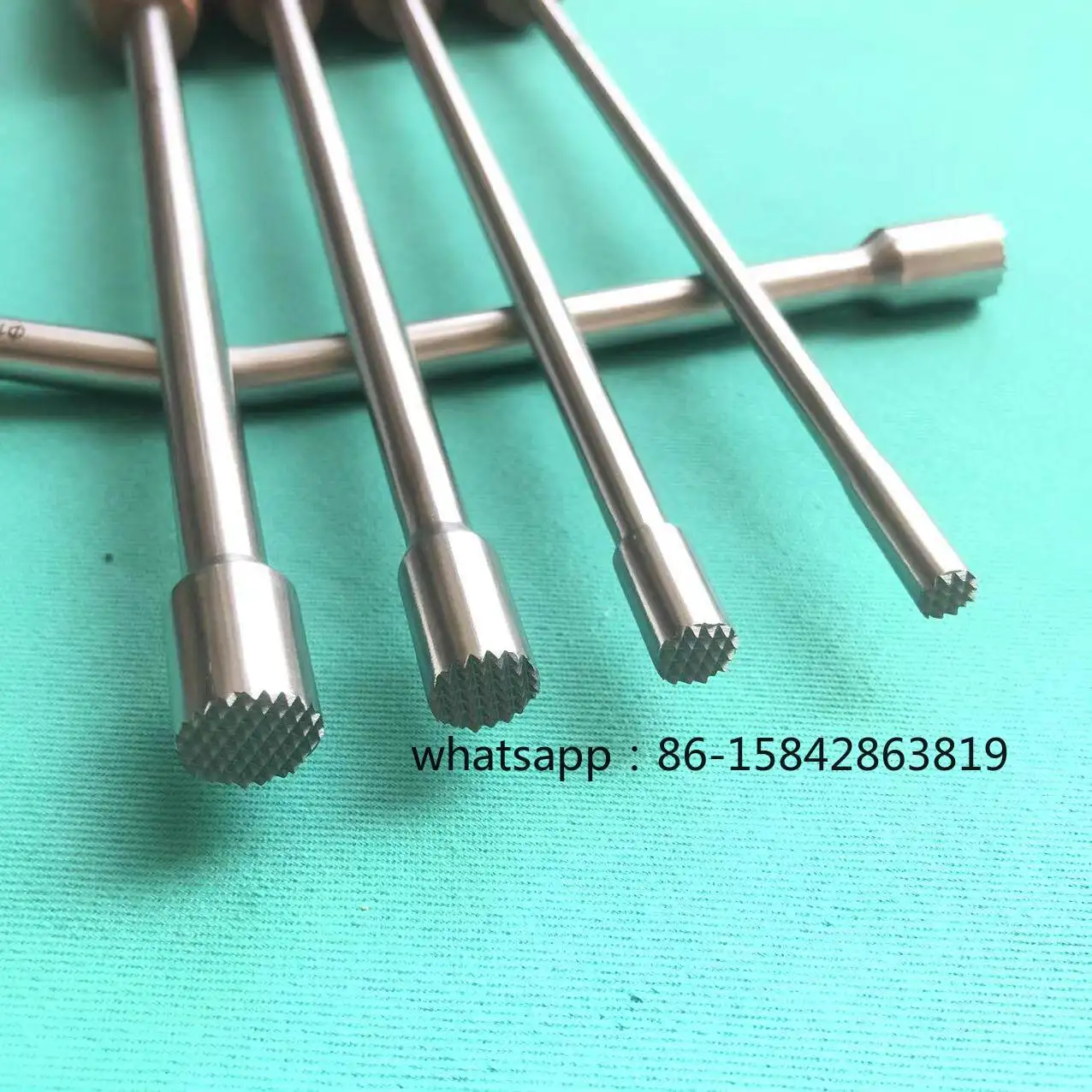Top Bone Rod, Medical Orthopedic Instrument, Tibial Platform, Glue Handle Straight, Curved Push Rod