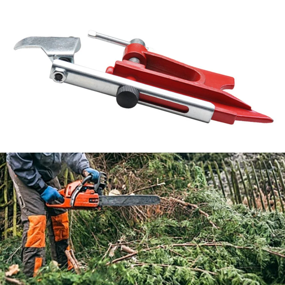 チェーンソーガイドバーサポート-頑丈で信頼性の高い歯付きガイドプレートサポート-チェーンソー用チェーンソースタンプファイリングバイス