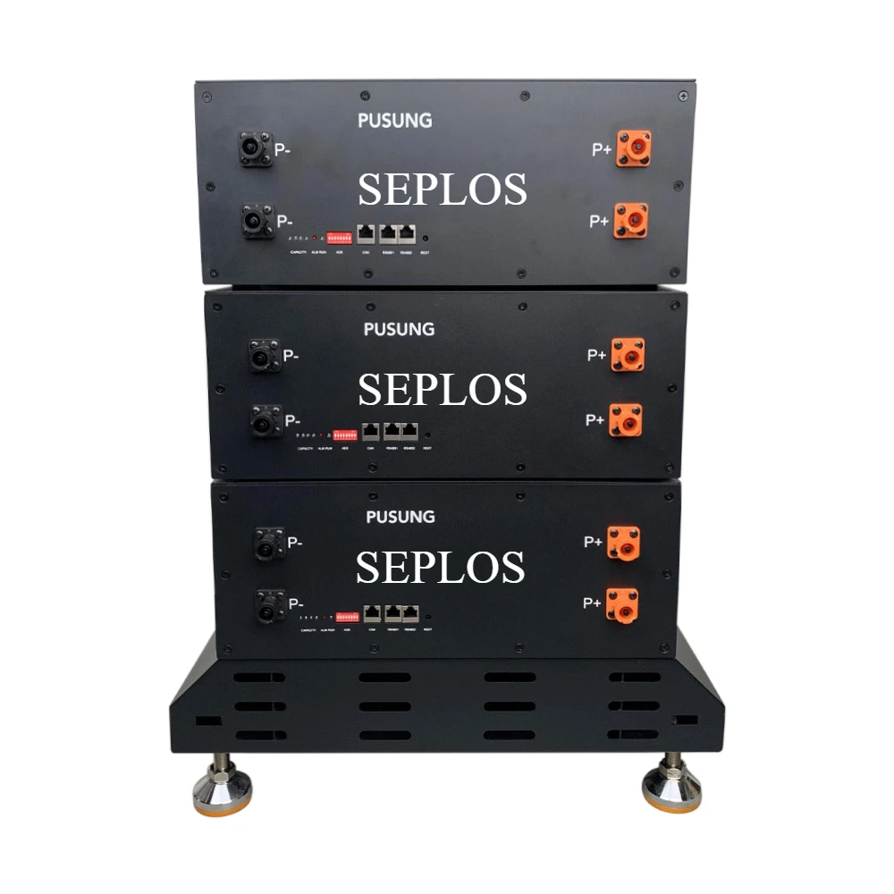 Batteria Seplos 51.2v 100ah scatola unità fai da te Stack / Rack tipo scatola batteria LiFePo4 senza celle 48V