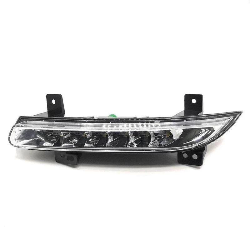 Car Front LED DRL Fog Light For Renault Fluence 2014+ Auto Driving Lamp Daytime Running Light Bumper Lamp