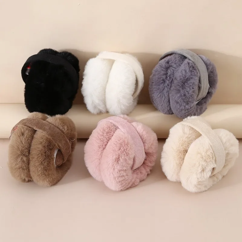 الصلبة لينة أفخم الأذن الدفء الشتاء غطاء للأذنين للنساء الرجال موضة في الهواء الطلق إيرفلاب حماية الأذن يفشل غطاء للأذن #3