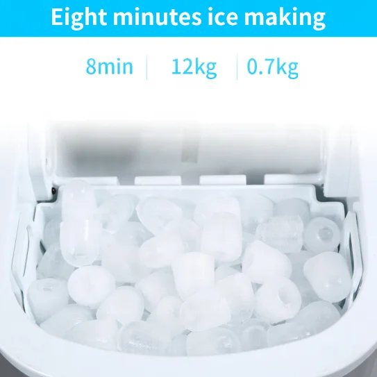 Automatic Stainless Steel Housing Portable Nugget Ice Maker Countertop Ice Maker For Home