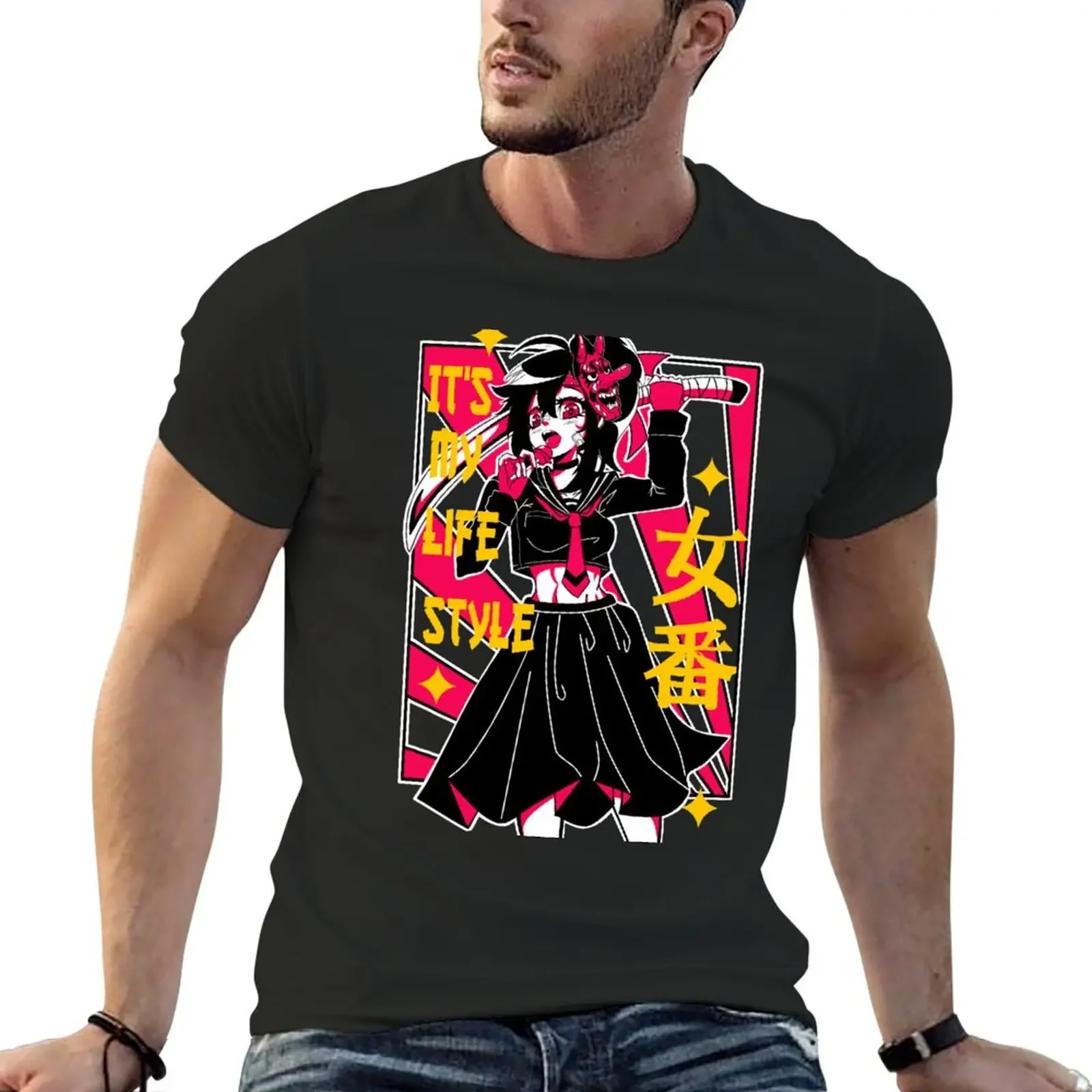 sukeban T-Shirt plus size tops customs design your own plus sizes men t shirts