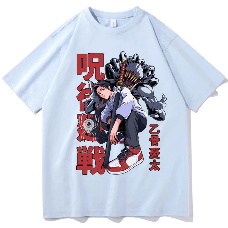 T-shirt homme et femme, décontracté, classique et simple, avec dessin animé japonais, Jujutsu Kaimmer, Yuta, Okkotsu, Harajuku