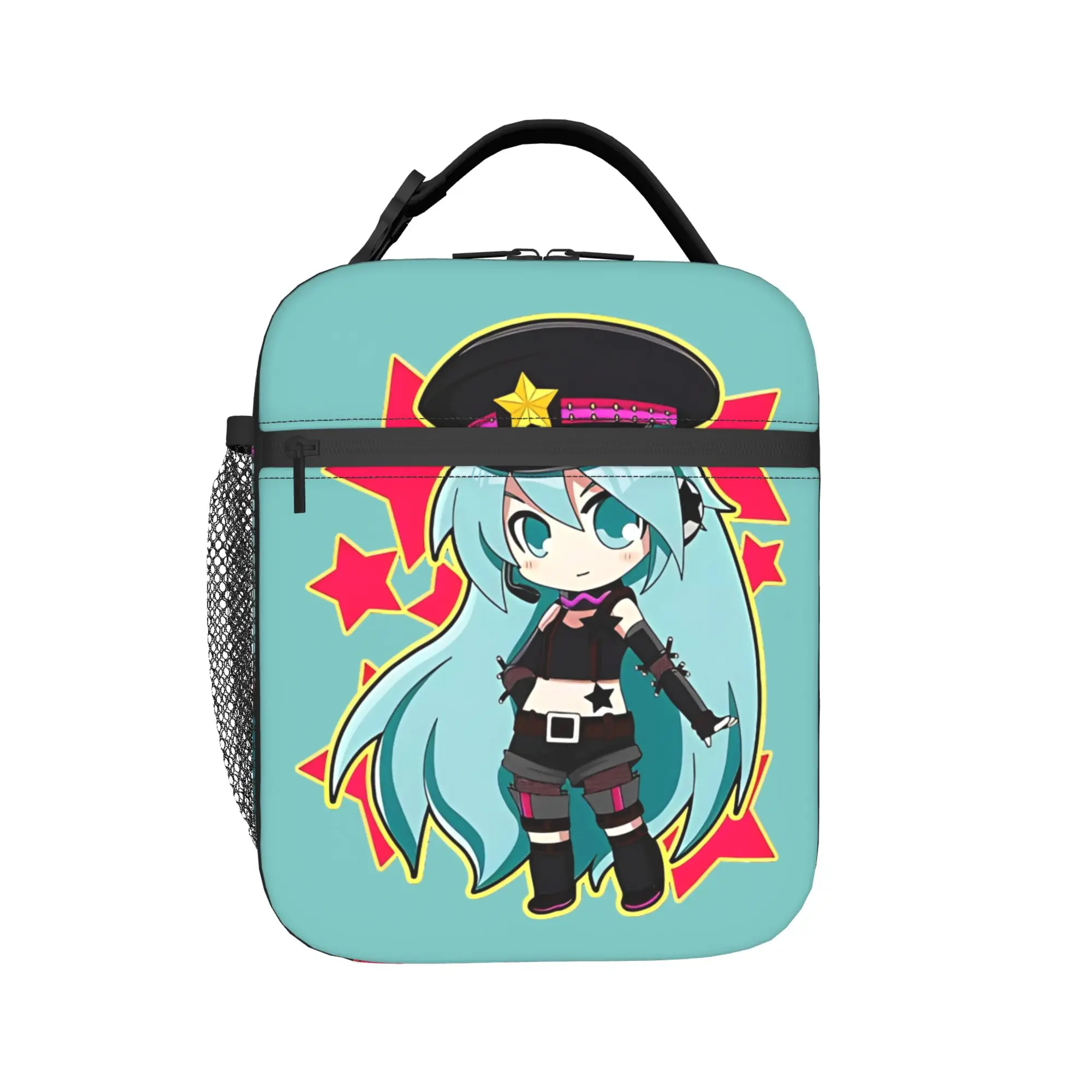 

Insulated Lunch Bag Hatsune Miku Product Lunch Container Multifunction Thermal Cooler Lunch Box For Outdoor