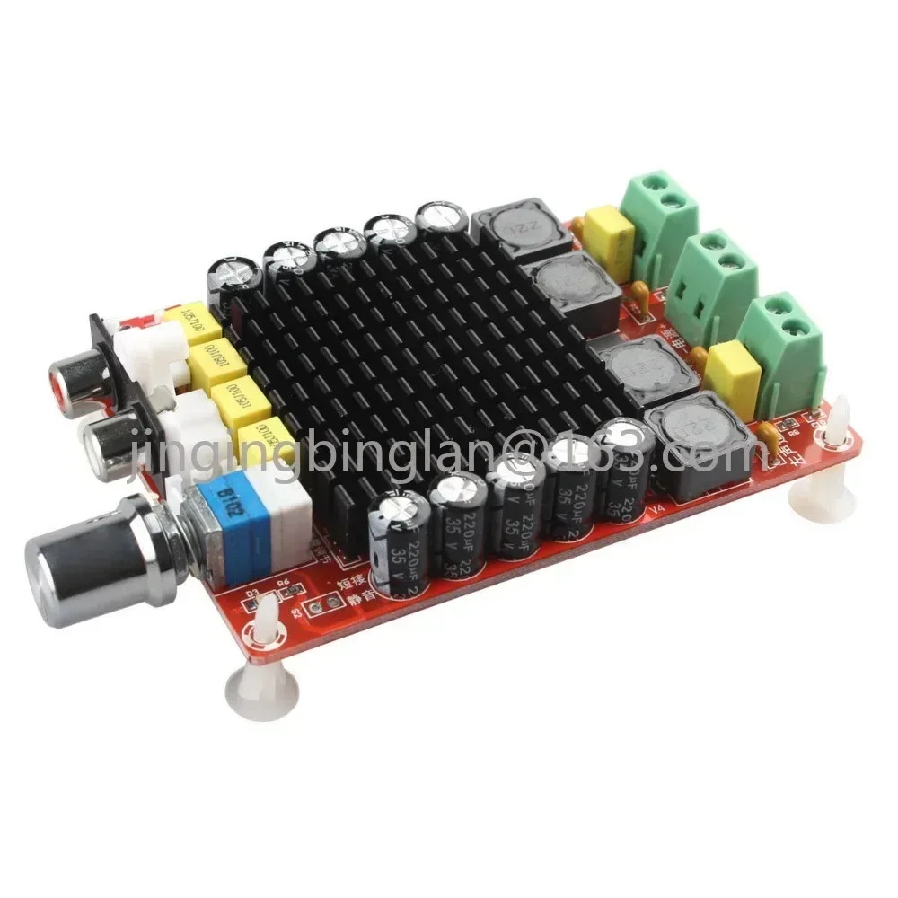 

Плата цифрового усилителя мощности высокой мощности 2*100 Вт Автомобильный усилитель мощности, 14-34 В постоянного тока XH-M510 TDA7498