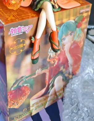 在庫あり-フリュー-ヌードルストッパーフィギュア-初音ミク-花妖精-グラウンドチェリー-胡珠-静的アニメフィギュア