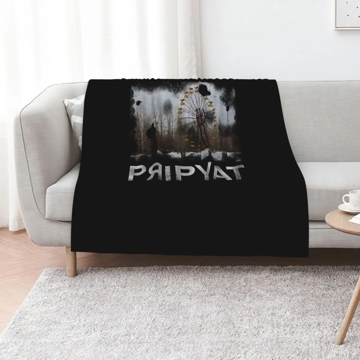 Chernobyl Throw Blanket Luxury Designer Blankets Sofas Of Decoration Luxury Brand warm winter bed plaid wednesday Blankets