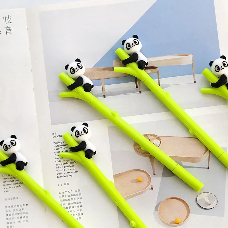 A 36PCS Panda Cute Shape Student Supplies Office Supplies Signature Pen Manufacturer Direct Sales Neutral