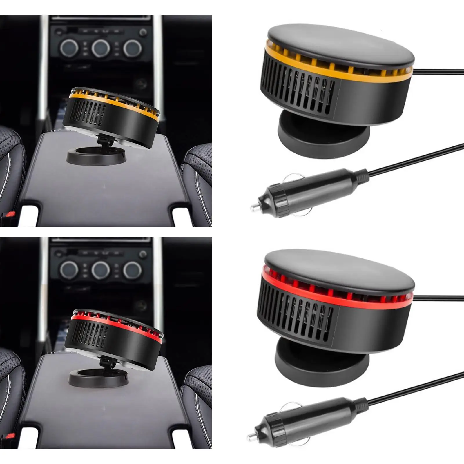 

12 В автомобильный обогреватель вентилятор портативный поворотный на 360 градусов высокопроизводительный автомобильный