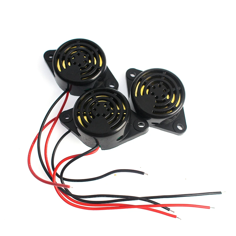 5 pçs SFM-27 campainha ativa dc 3-24v magnético longo tom de bip contínuo piezo campainha placa-mãe alto-falante de alta definição para arduino