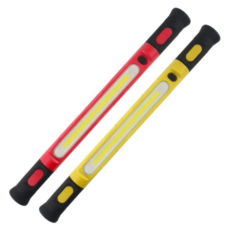 New Arrival COB Strip Magnetic Work Light - USB Rechargeable Hook White Yellow Light for Auto Repair