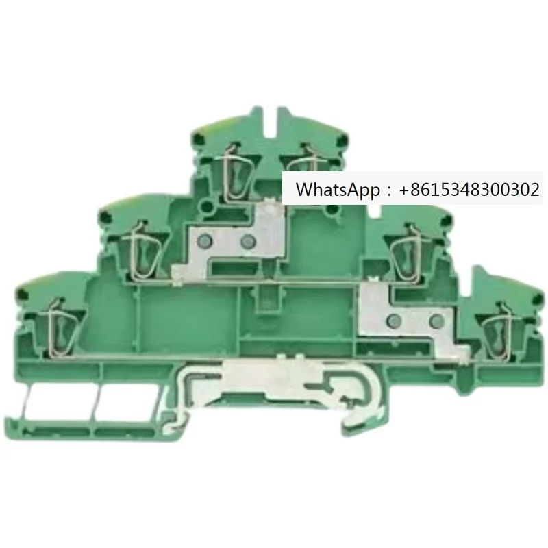 Weidmuller ZDLD 2.5-2N PE three-layer interworking multi-layer spring type grounding terminal 1131740000