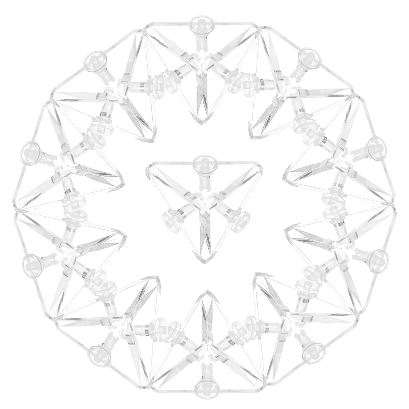 

12pcs Display Cabinet Corner Connector Acrylic Triangle Fastener For Jewelry Box Showcase Stand Shelf Bracket Case Link Hardware