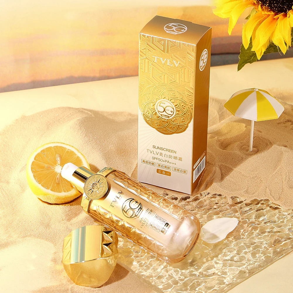 

SPF50+ Sunscreen Lotion Brighten Solar Uv Radiation Sun Screen Protetor Body Cream Oil-control Moisturizing Face Sunscreen 50g