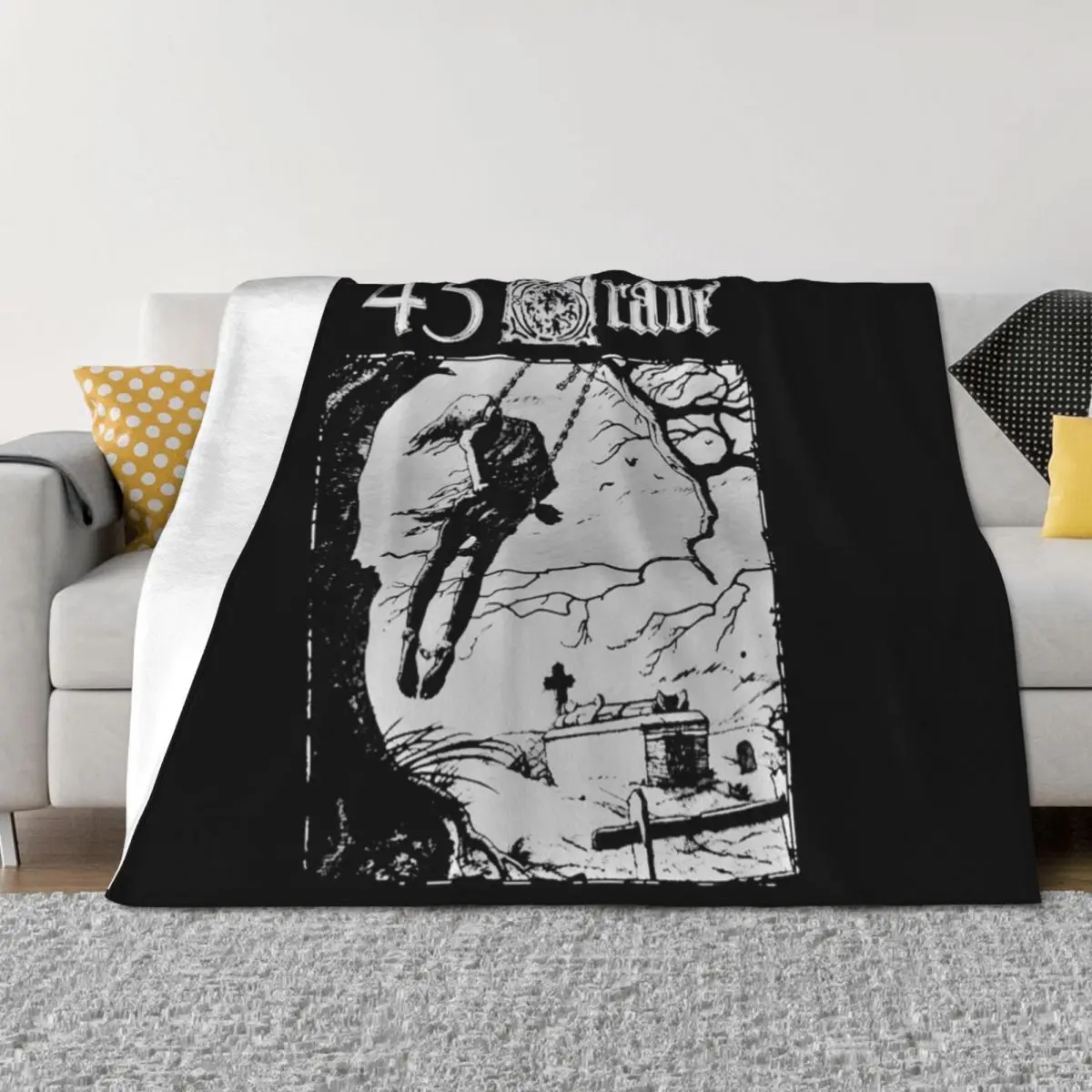 

45Grave Throw Blanket Fashion Sofas For Baby warm winter Bed Fashionable Blankets