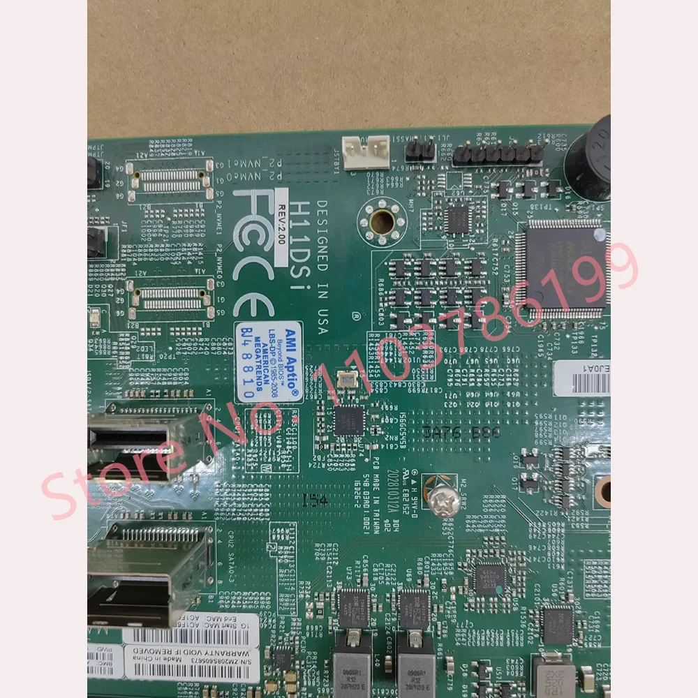 For Supermicro Server Motherboard Xiaolong CPU dual AMD EATX Supports 7542 7H12 H11DSi