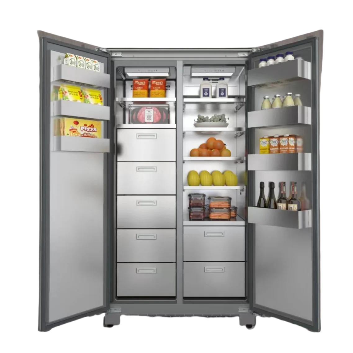 BCD-540WQB Direct Selling Built-in Refrigerator Inverter No Frost Refrigerator