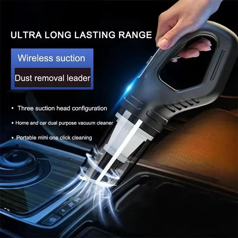 Xiaomi MIJIA 69980000PA Car Vacuum Cleaner 120W High Power USB Charge Handheld Cordless Vacuum Clean Strong Suction For Car/Home