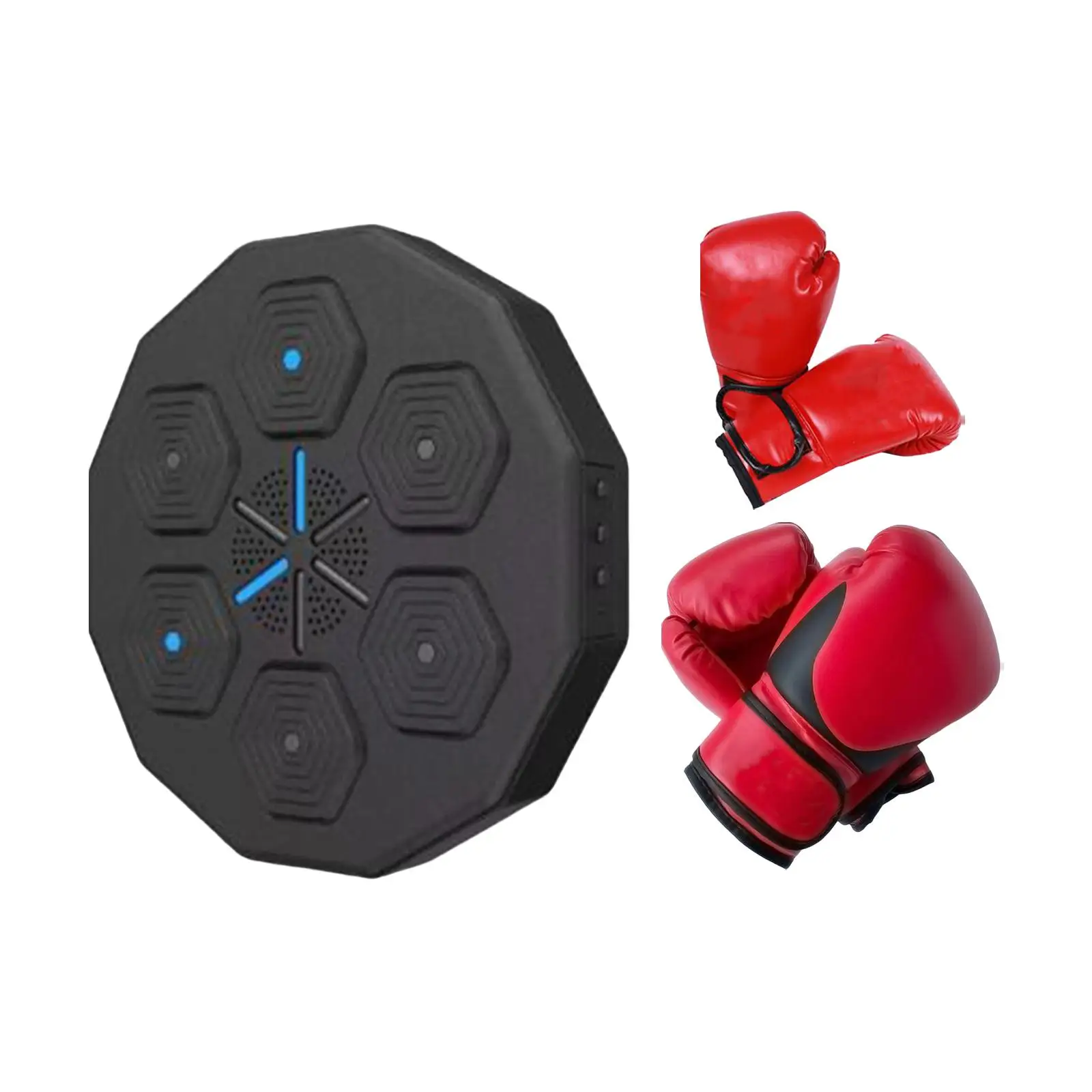 Music Boxing Wall Target Wall Mounted Kids Adults Boxing Trainer Practice Training Equipment Rhythm Wall Target for Exercise